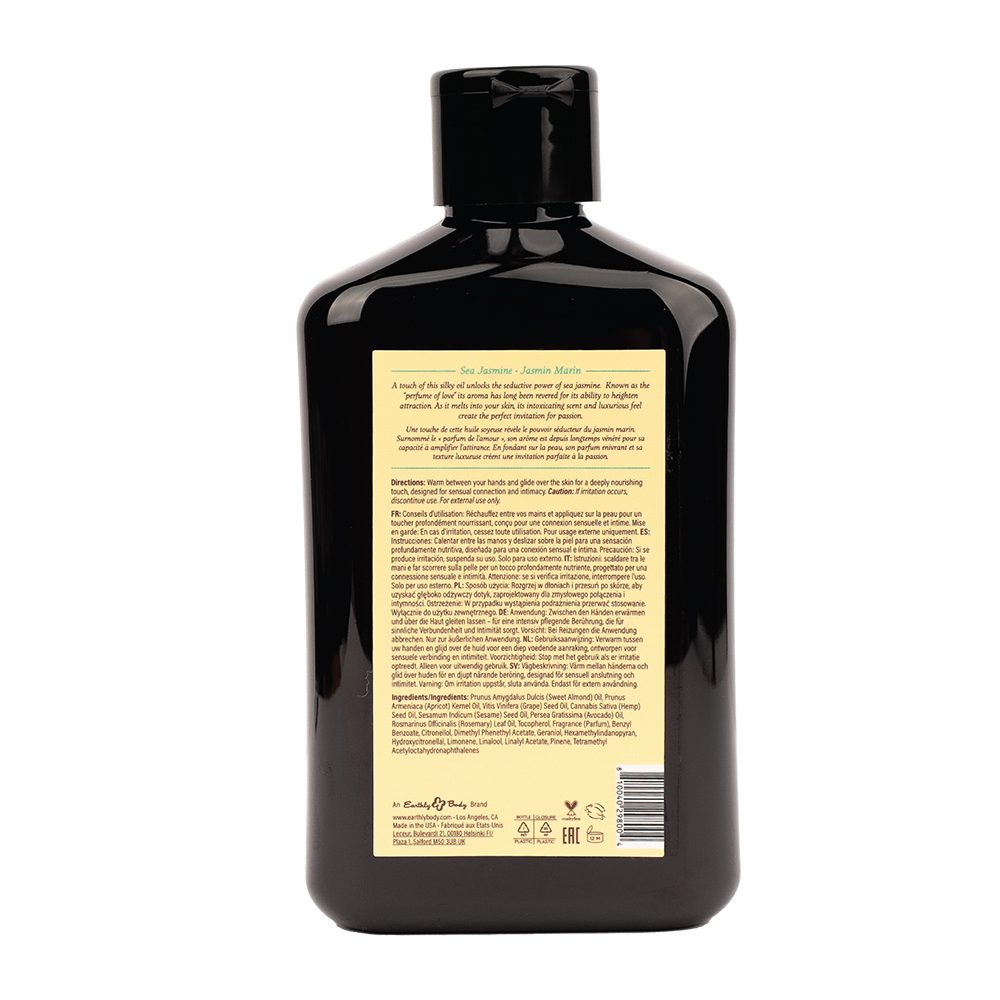 Hemp Seed By Night Massage Oil Aphrodisiac Collection Sea Jasmine 8 oz. 2 Hemp Seed By Night Massage Oil Aphrodisiac Collection Sea Jasmine 8 oz. - Image 2