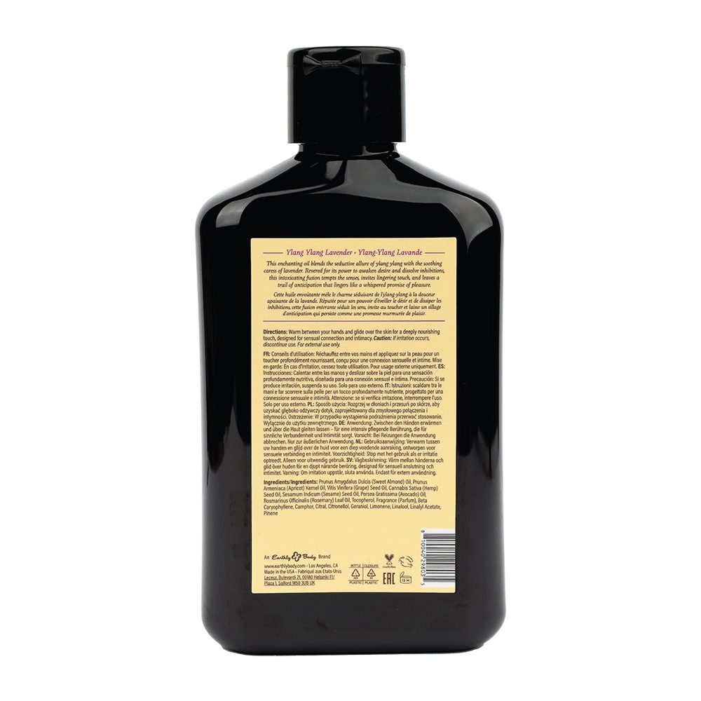Hemp Seed By Night Massage Oil Aphrodisiac Collection Ylang Ylang Lavender 8 oz. 2 Hemp Seed By Night Massage Oil Aphrodisiac Collection Ylang Ylang Lavender 8 oz. - Image 2