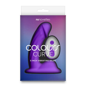 Colours Curve Vibrating 5" Dildo Purple