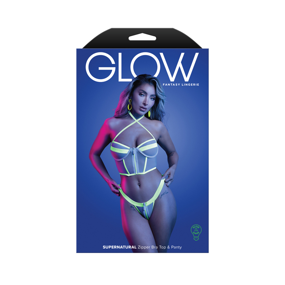 Supernatural Zipper Bra Top & Panty M/L 1 Supernatural Zipper Bra Top & Panty M/L