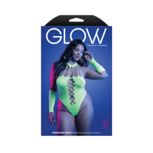 Pressure Point Rhinestone Teddy & Gloves Queen Size