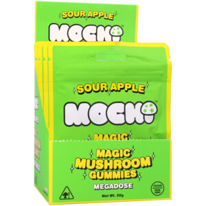 Mochi Magic Mushroom Gummies 5pk Display Sour Apple