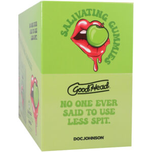 Goodhead Salivating Gummies 24Ct Display Green Apple