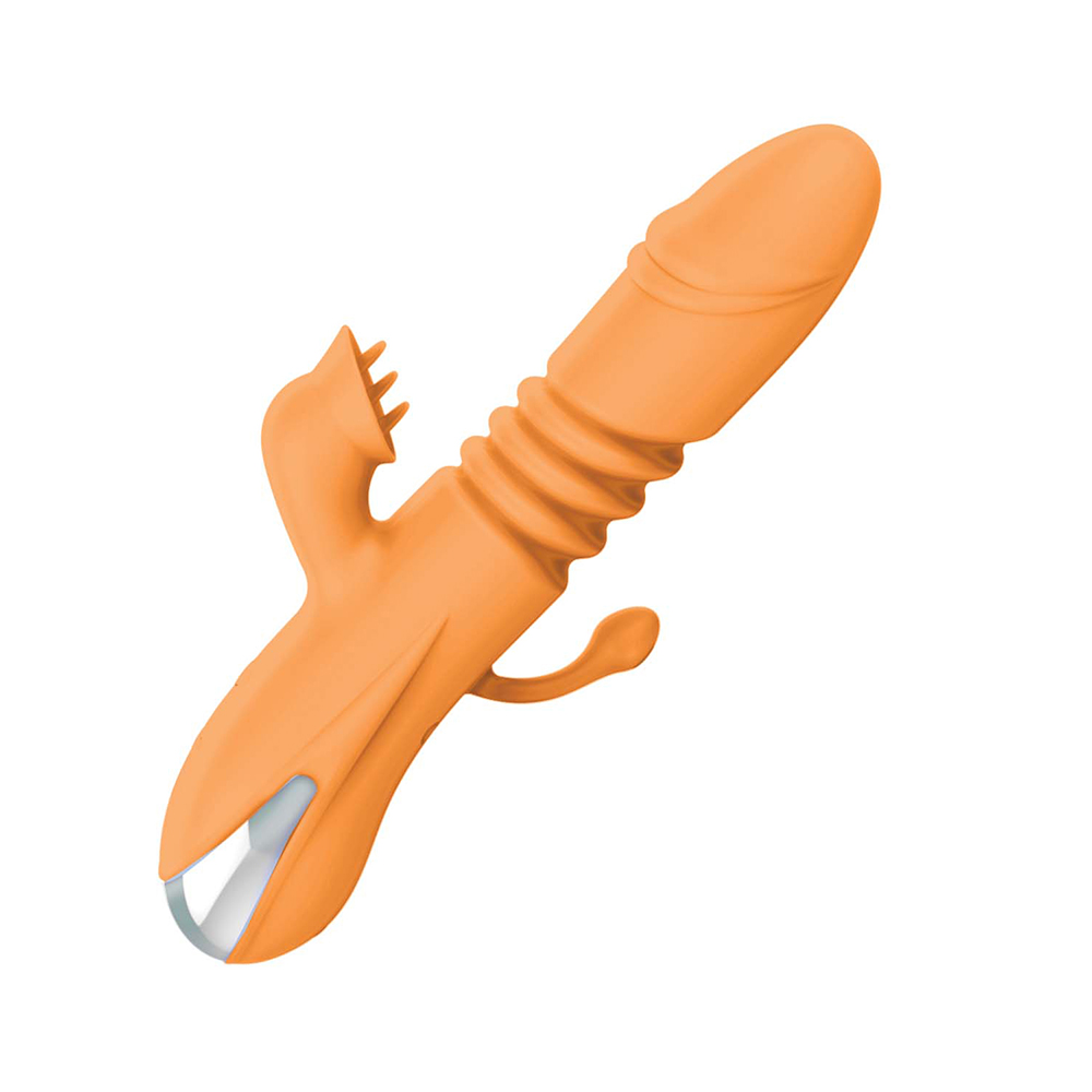 Intruder Heat Up Thruster With Tickler Orange 2 Intruder Heat Up Thruster With Tickler Orange - Image 2