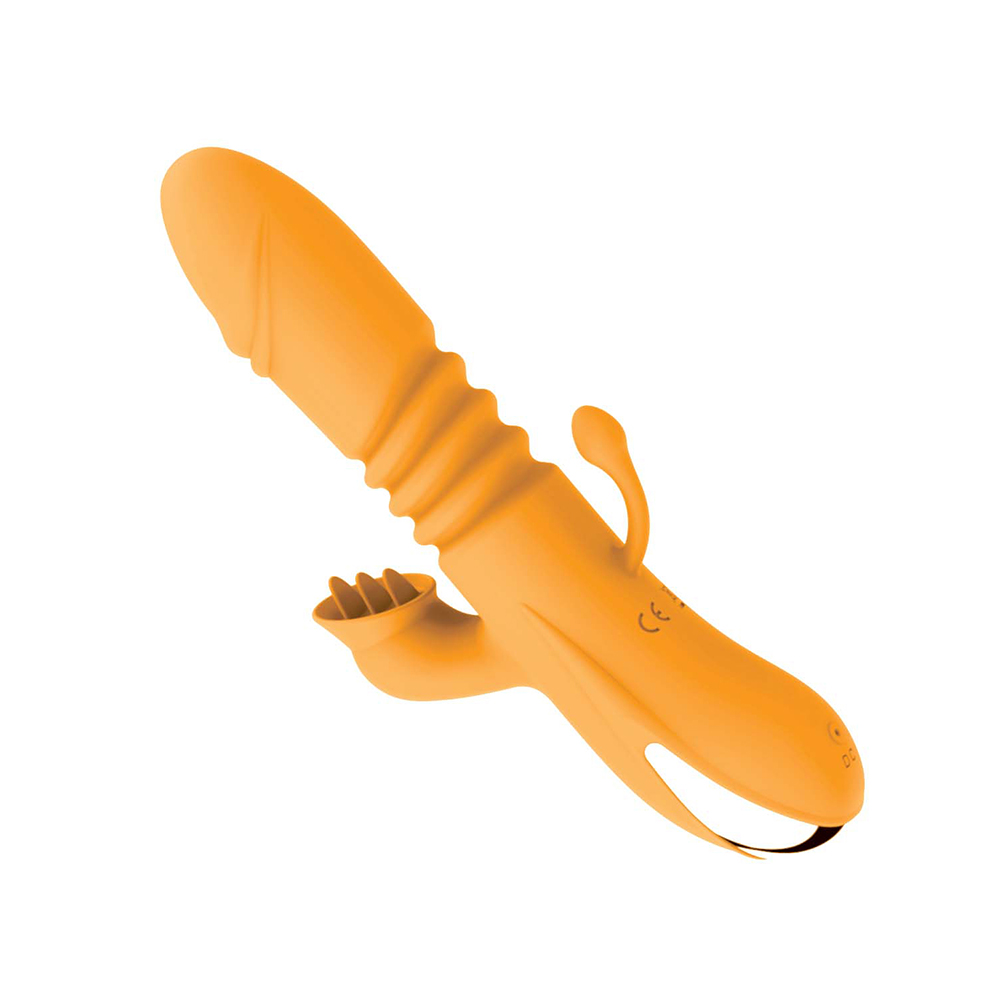 Intruder Heat Up Thruster With Tickler Orange 3 Intruder Heat Up Thruster With Tickler Orange - Image 3