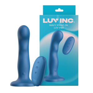 Ws38: Wavy Strap-On Luv Vibe Blue