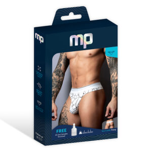 Soo Cumfy Thong Black/White L/X