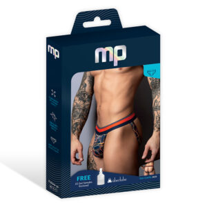 Soo Cumfy Jock Navy/Orange S/M