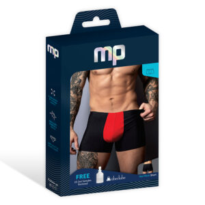 Hot Mesh Pouch Short Black/Red Medium