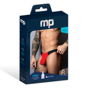 Hot Mesh Bong Thong Black/Red S/M
