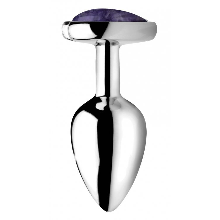 Booty Sparks Gemstones Amethyst Heart Small Anal Plug 3 Booty Sparks Gemstones Amethyst Heart Small Anal Plug - Image 3