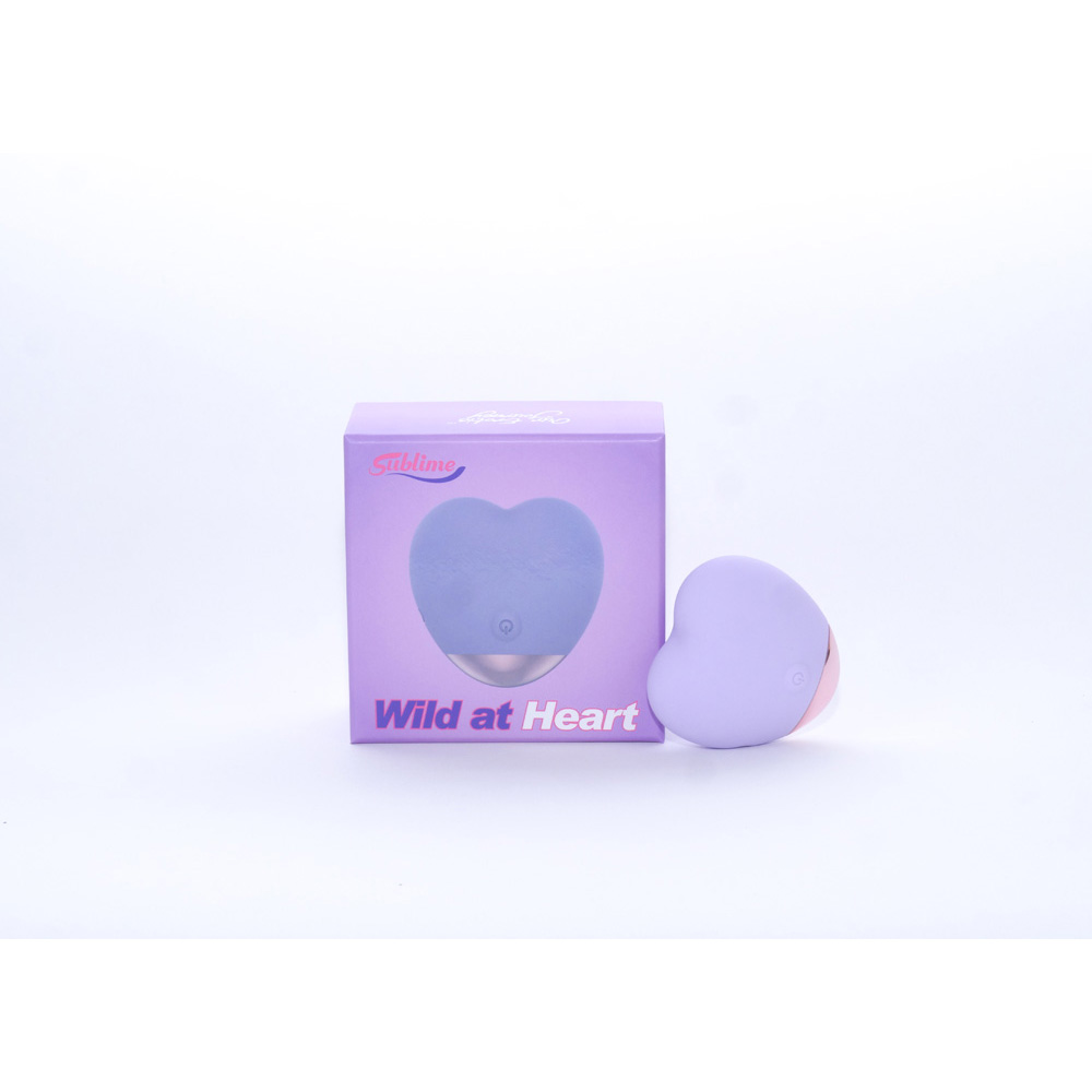 Sublime Wild At Heart Silicone External Heart Shaped Vibe Lilac Purple 1 Sublime Wild At Heart Silicone External Heart Shaped Vibe Lilac Purple