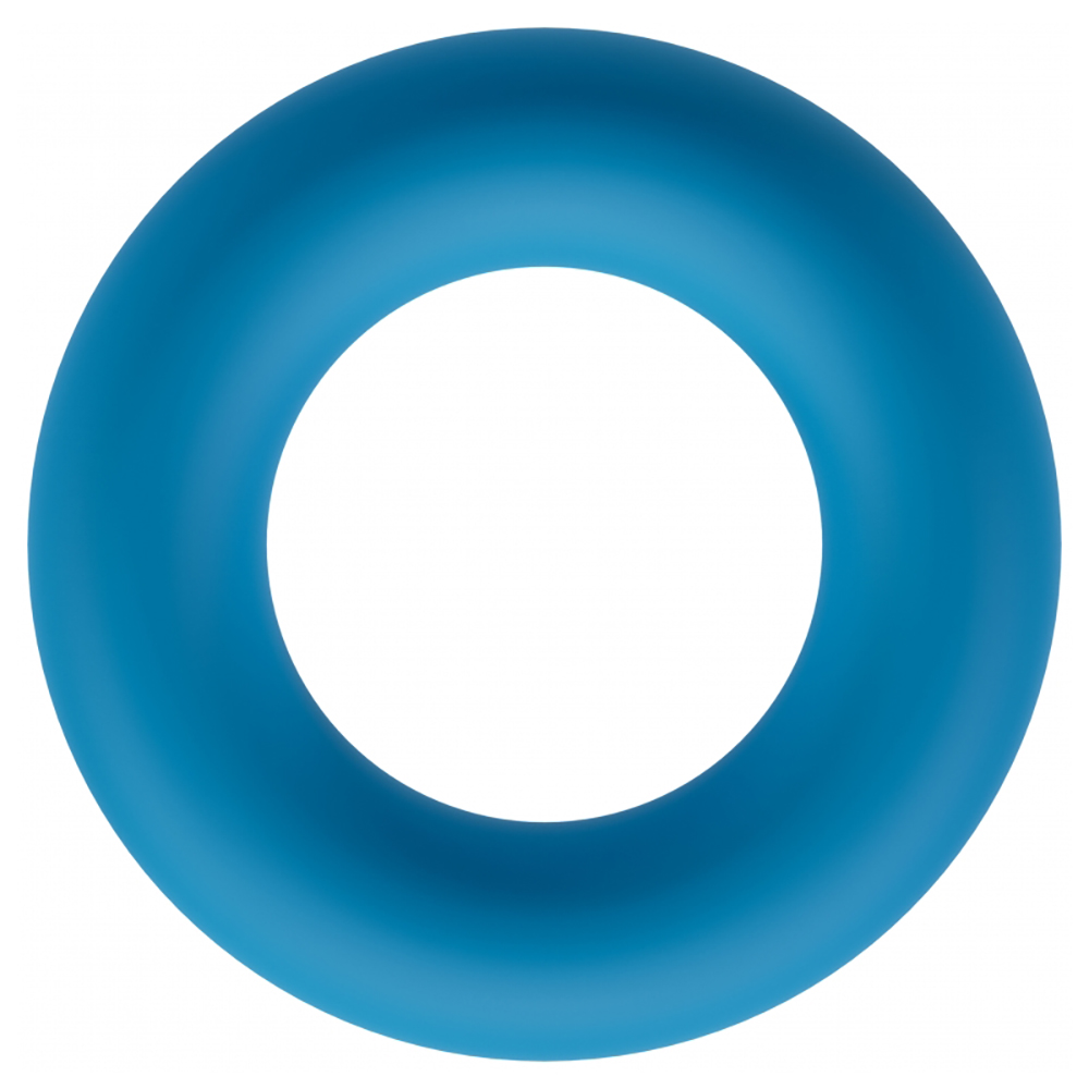 Levelz Liquid Silicone Cock Ring L Teal 1 Levelz Liquid Silicone Cock Ring L Teal