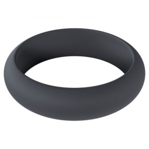Levelz Wide O Silicone Cock Ring L 42mm Black