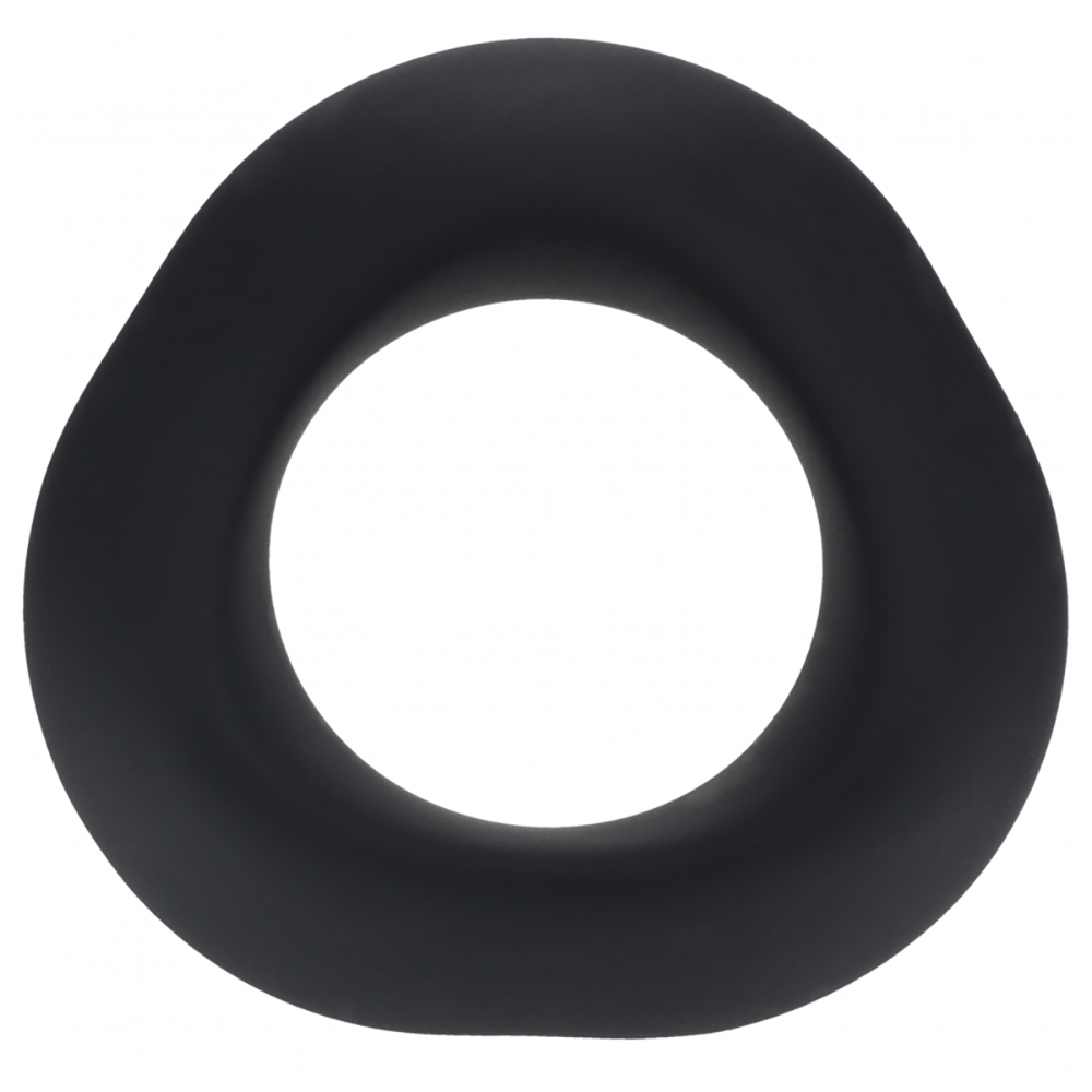 Levelz Ergo Liquid Silicone Cock Ring Black 1 Levelz Ergo Liquid Silicone Cock Ring Black