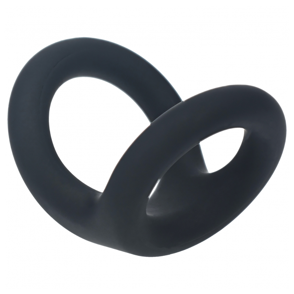 Levelz Double O Silicone Cock Ring M Black 3 Levelz Double O Silicone Cock Ring M Black - Image 3