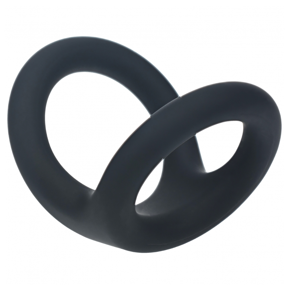 Levelz Double O Silicone Cock Ring L Black 3 Levelz Double O Silicone Cock Ring L Black - Image 3