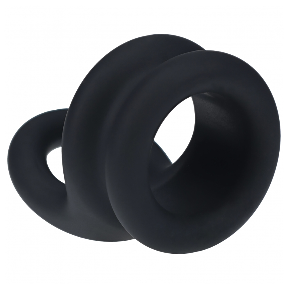 Levelz Wide Double O Silicone Cock Ring S Black 3 Levelz Wide Double O Silicone Cock Ring S Black - Image 3