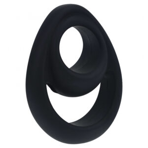 Levelz Double Ergo Silicone Cock Ring Black