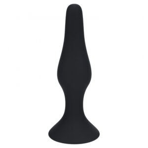 Levelz Slim Silicone Anal Plug Large Black