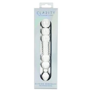 Clarity Glass Dildo Elysian Serenade