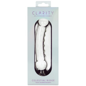 Clarity Glass Dildo Celestial Ridge