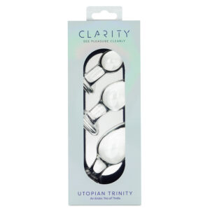 Clarity Glass Dildo Utopian Trinity
