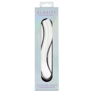 Clarity Glass Dildo Celestial Curve