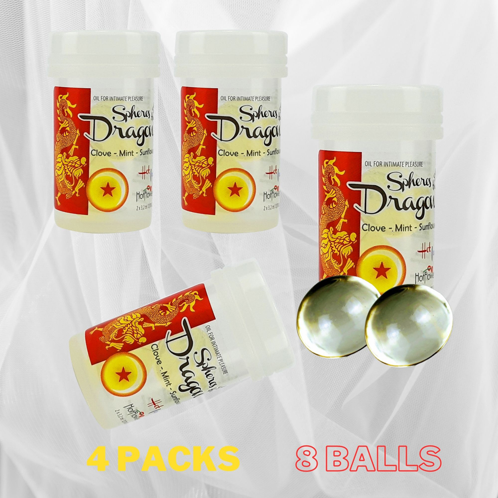 Massage Oil Hot Ball Set Sphere Of Dragon 4Pk 3 Massage Oil Hot Ball Set Sphere Of Dragon 4Pk - Image 3
