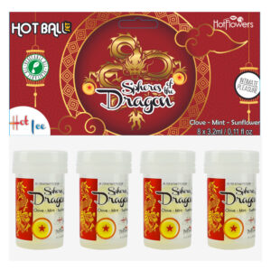 Massage Oil Hot Ball Set Sphere Of Dragon 4Pk