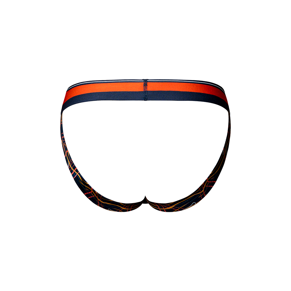 Soo Cumfy Thong Navy/Orange L/X 3 Soo Cumfy Thong Navy/Orange L/X - Image 3