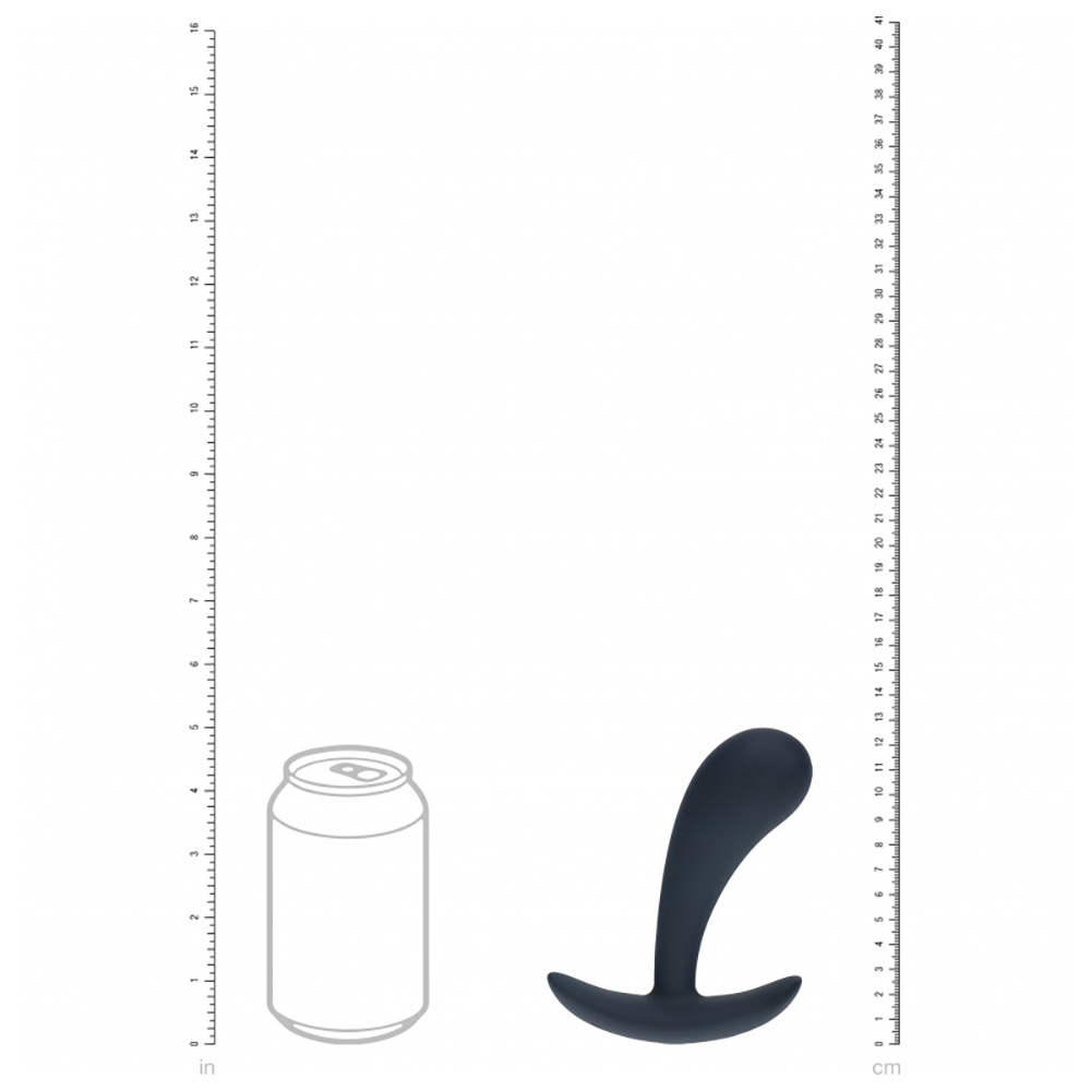 Levelz Vibrating Silicone Prostate Stimulator Anal Plug Medium Black 3 Levelz Vibrating Silicone Prostate Stimulator Anal Plug Medium Black - Image 3