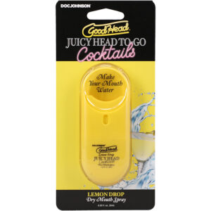 Goodhead Juicy Head Cocktails Dry Mouth Spray To-Go Lemon Drop .30 oz.