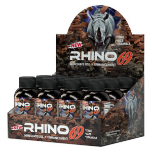 Rhino 69 Liquid Shots 12 Pack Display DJ
