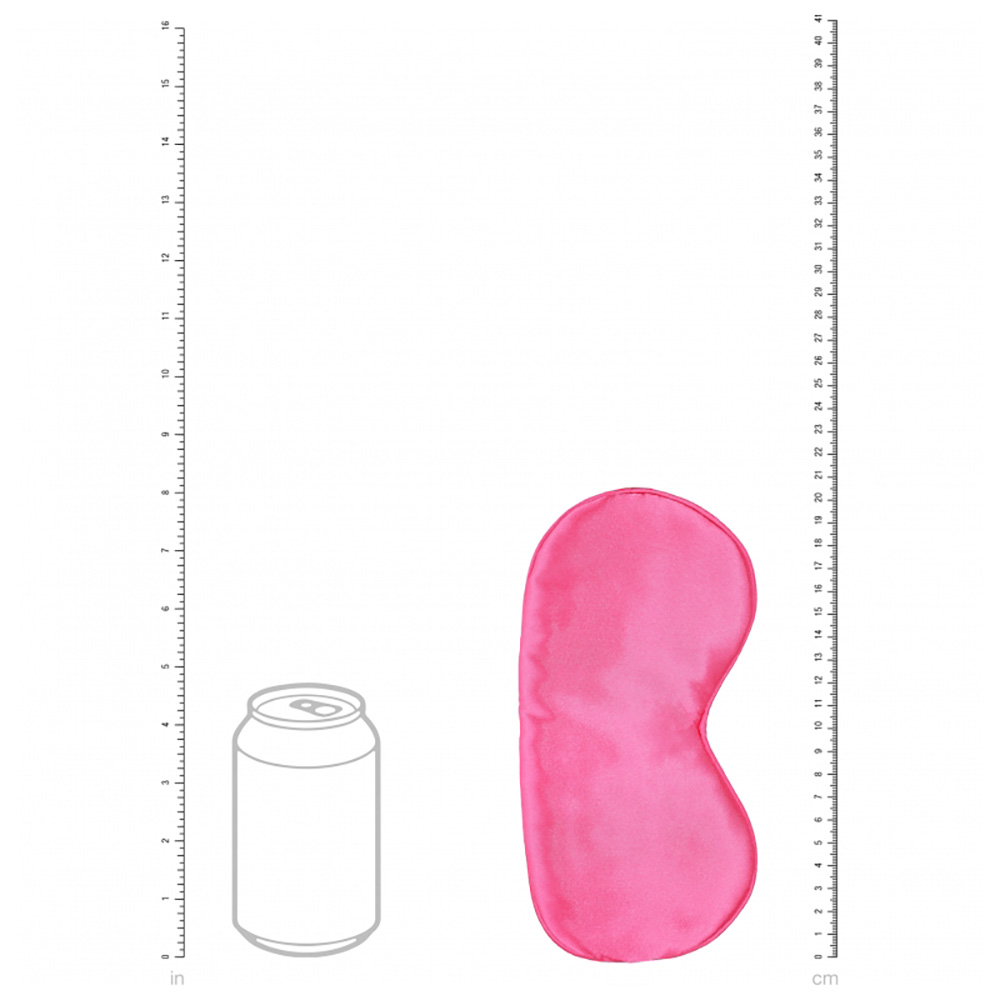 Ouch! Satin Mask Pink 3 Ouch! Satin Mask Pink - Image 3