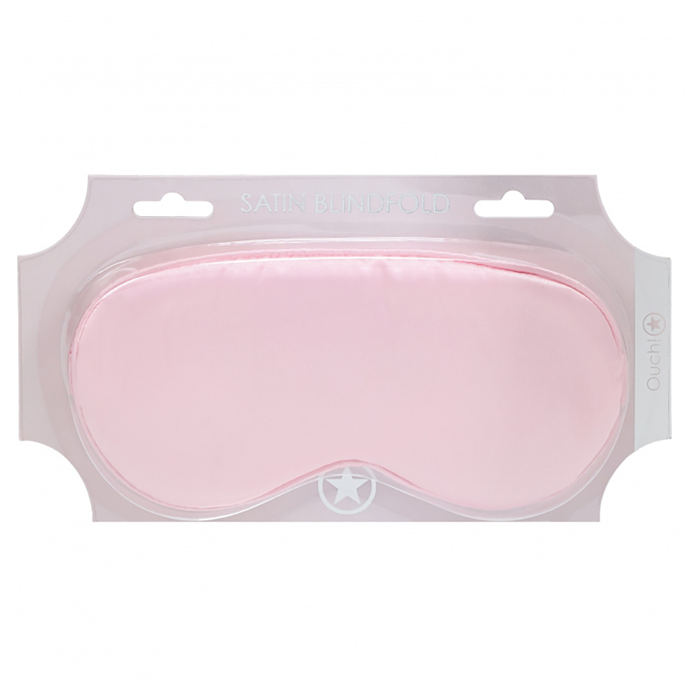 Ouch! Satin Mask Powder Pink 1 Ouch! Satin Mask Powder Pink