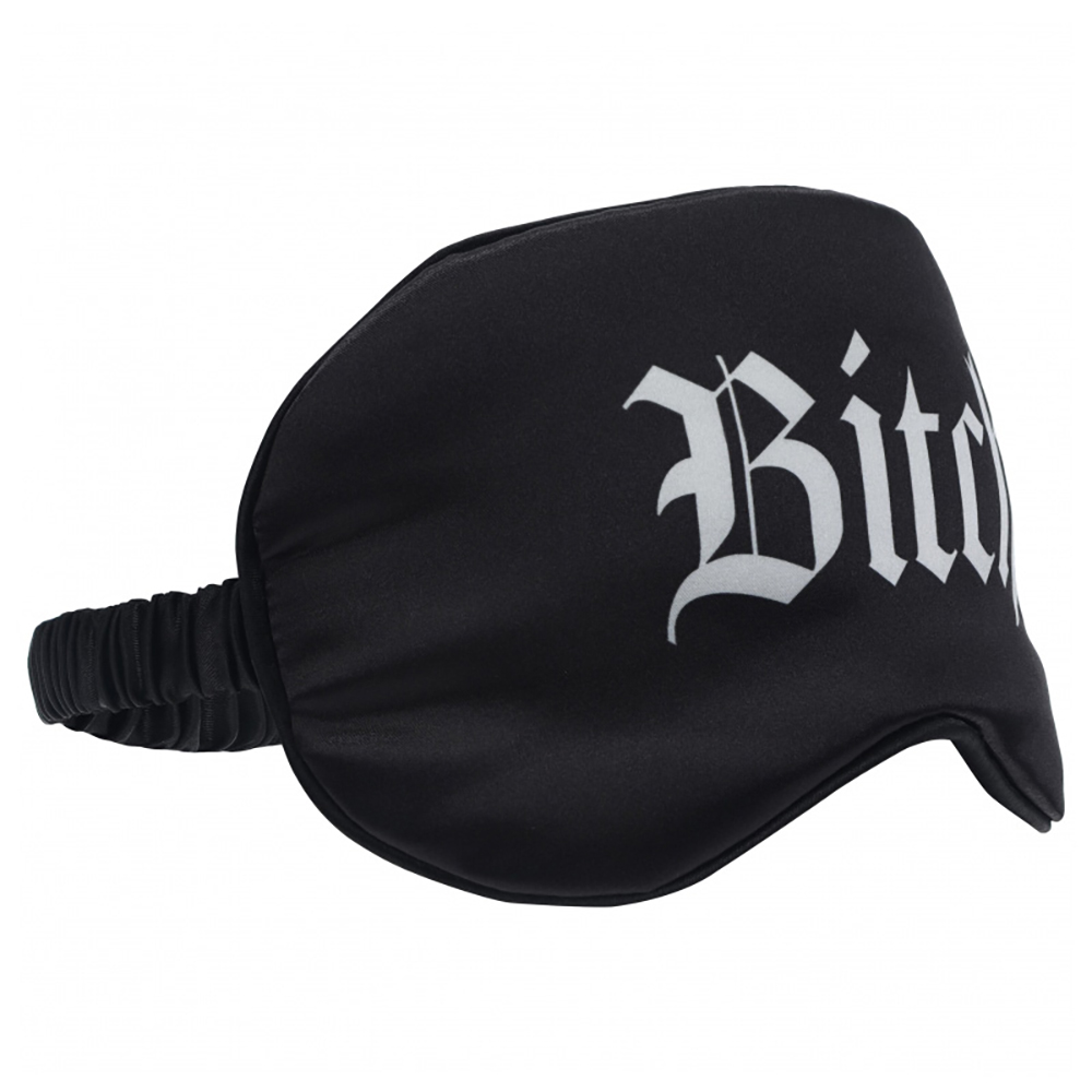 Ouch! Bitch Printed Mask Satin Black 2 Ouch! Bitch Printed Mask Satin Black - Image 2
