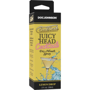 Goodhead Juicy Head Cocktails Dry Mouth Spray Lemon Drop 2 oz.