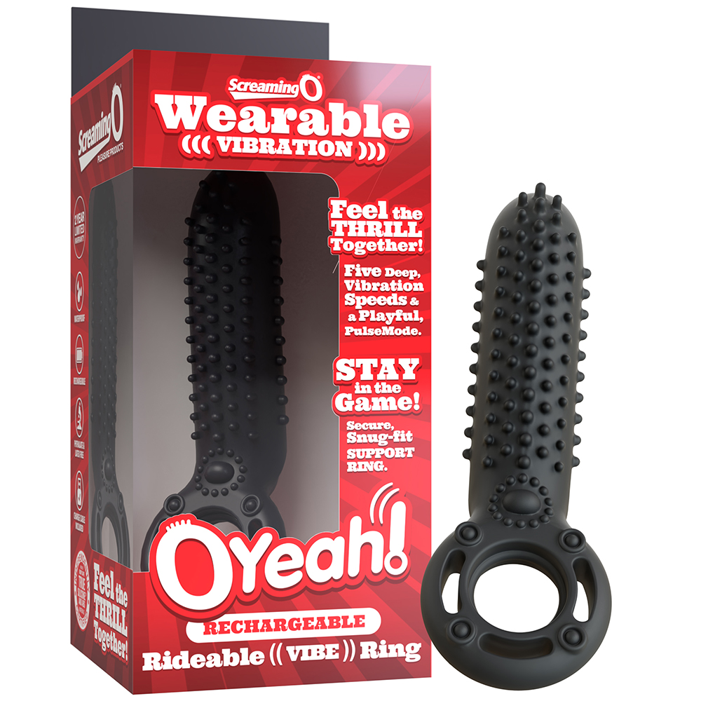 Rechargeable O Yeah Silicone Black 1 Rechargeable O Yeah Silicone Black