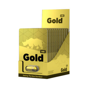 Rhino 14K Gold Capsules 24 Pack Display DJ