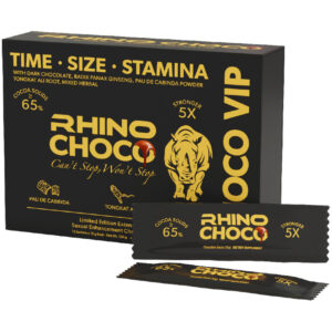 Rhino Choco 5X Stronger 12 Pack Display DJ