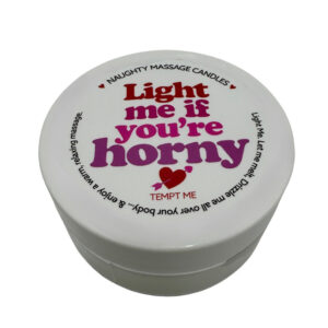 Naughty Notes Light Me If You're Horny Candle 1.7 oz.