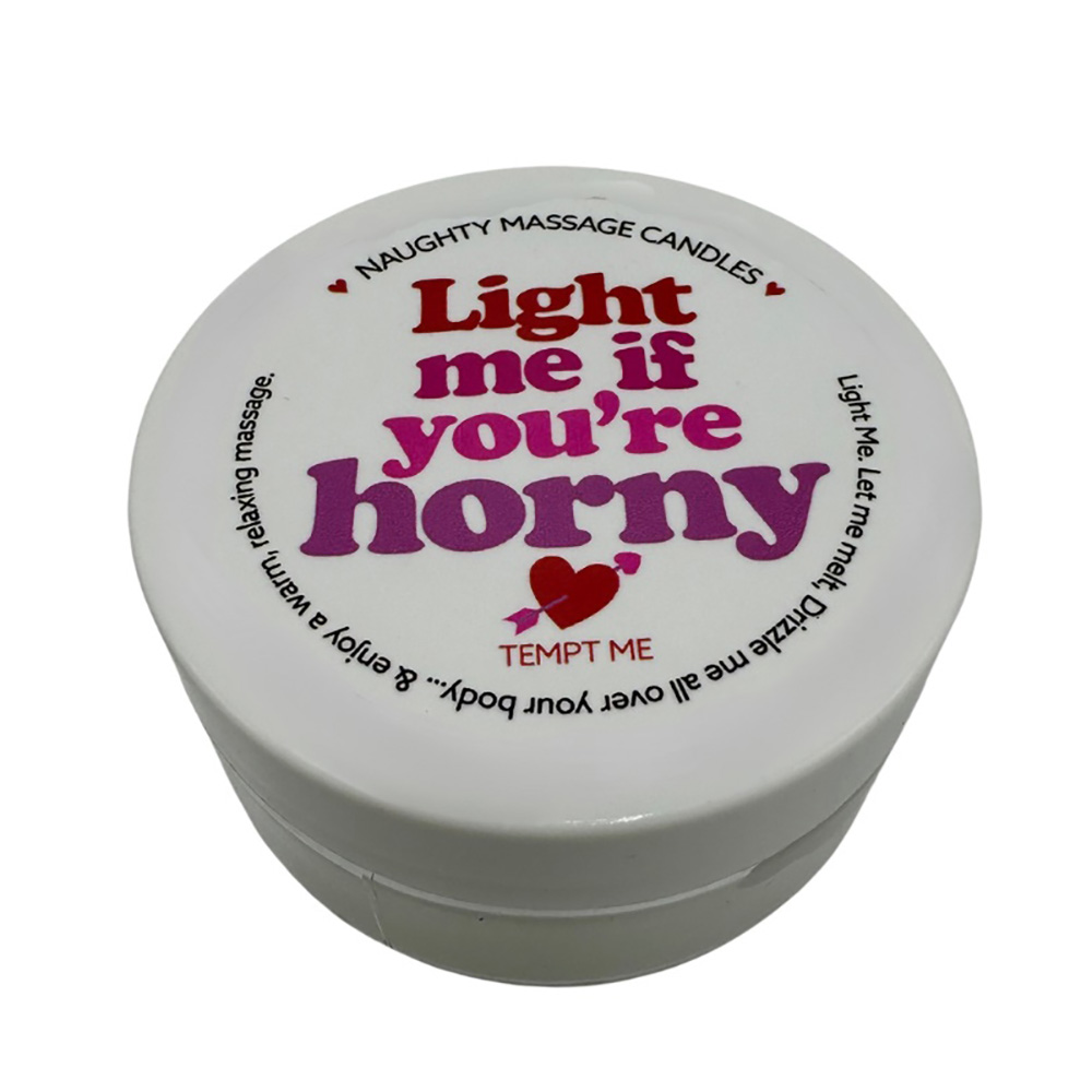Naughty Notes Light Me If You're Horny Candle 1.7 oz. 1 Naughty Notes Light Me If You're Horny Candle 1.7 oz.