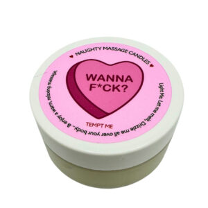 Naughty Notes Wanna F*ck Candle 1.7 oz.