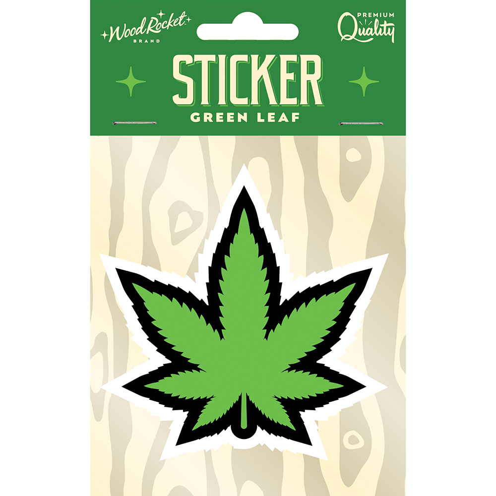 Green Leaf Sticker 1 Green Leaf Sticker