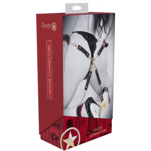 Ouch! Milan Collection Hogtie Connectors Black/Red