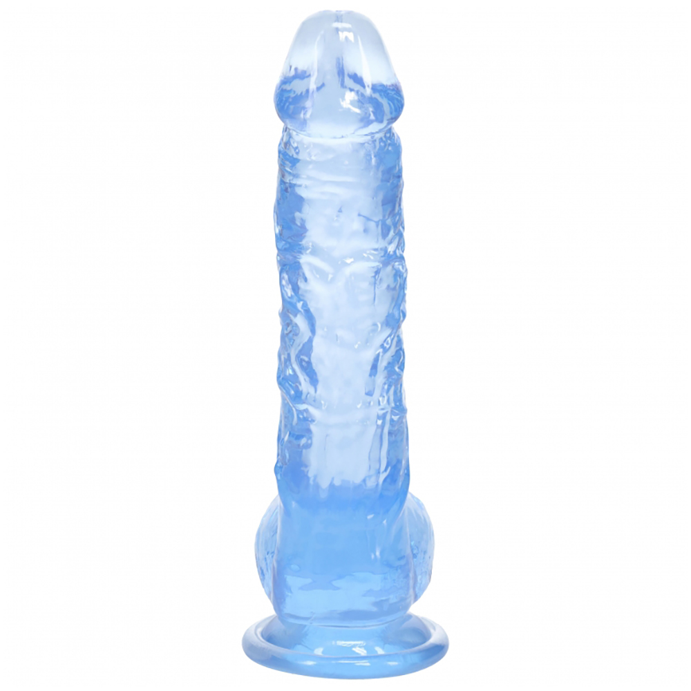 Realrock Realistic Dildo With Balls 5" Blue 3 Realrock Realistic Dildo With Balls 5" Blue - Image 3