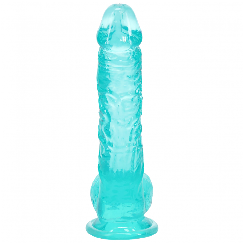 Realrock Realistic Dildo With Balls 5" Turquoise 3 Realrock Realistic Dildo With Balls 5" Turquoise - Image 3