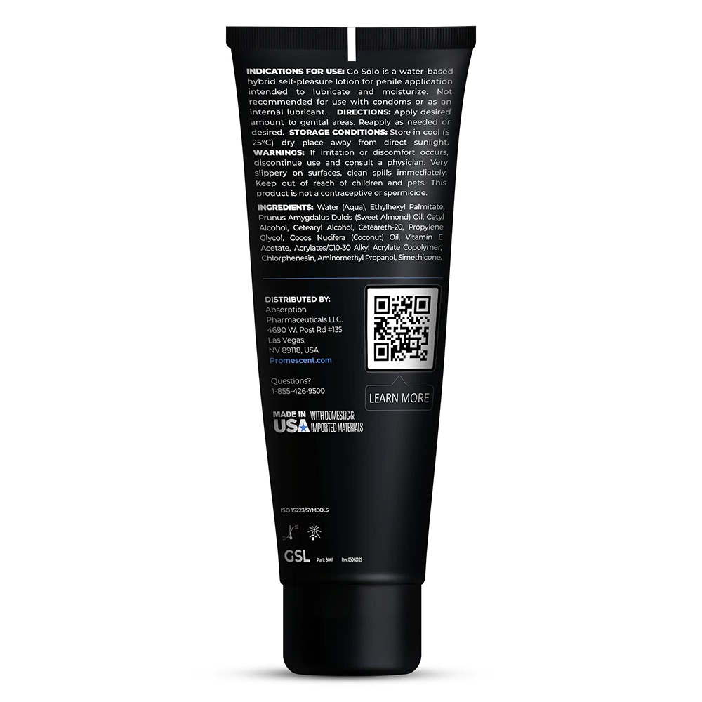Promescent Go Solo Lotion 4 oz. 2 Promescent Go Solo Lotion 4 oz. - Image 2