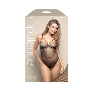 Crotchless Pearl Teddy M/L